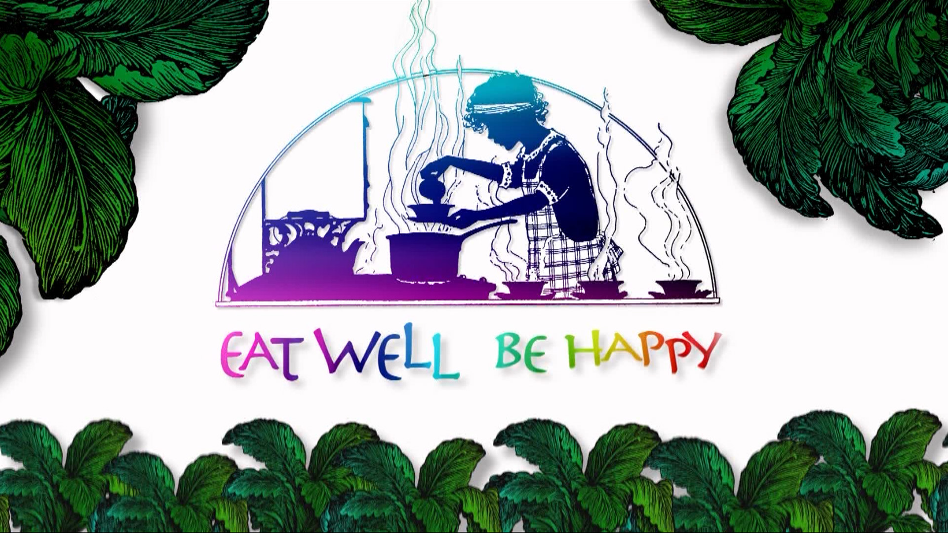 Eat Well Be Happy - Lentils with Veggies, Salad, & Sorbet